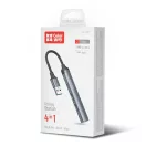 COLORWAY USB-elosztó CW-HUB05, USB-A 4-B-1 USB2.0X3/USB3.0