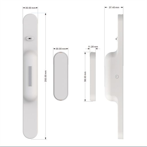 COLORWAY Asztali LED lámpa, Magnetic Multi-Functional beépített akkumulátorral Fehér (CW-DL11MMB-W)
