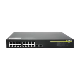   DCN Switch 250W PoE/PoE+ 16x10/100/1000Base-T + 2x100/1000Base-X SFP, 250 Watt PoE budget