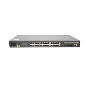   DCN Switch L2 POE 24x 10/100/1000Base-T with PoE + (370W) RJ45 + 4x 100/1000Base-X SFP, S4600-28P-P-SI