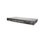 DCN Switch L2 POE 24x 10/100/1000Base-T with PoE + (370W) RJ45 + 4x 100/1000Base-X SFP, S4600-28P-P-SI