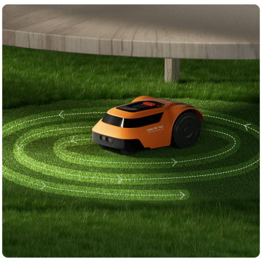 EZVIZ RM600 intelligens robot fűnyíró. vágási felület: 600 m2, magas fűnyírás 90 m2/ óra, helymeghatározás,
