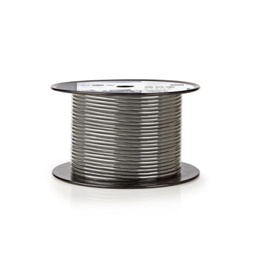 Nedis COTR15010GY100 mikrofon kábel 2 x 0,23 mm2 | Réz | 100 m