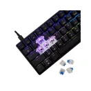 WHITE SHARK GK-004121B/BL-US SHINOBI-2/B-BL-US mech. bill. 61 kék gomb,fekete,angol