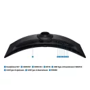 SAMSUNG Ívelt Gaming 144Hz VA monitor 49" G9 G91F, 5120x1440 DQHD, 32:9, 350cd/m2, 1ms, HDMI,DP/USB