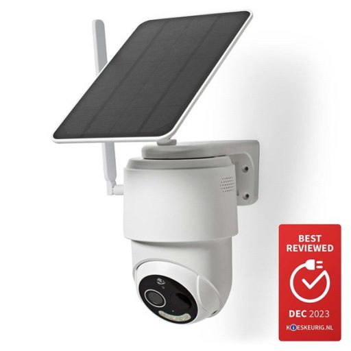 Nedis SIMCBO50WT 4G kűltéri kamera, full HD 1080p, dönthető, forgatható, IP65, napelem, mozgásérzékelő, éjjel látás