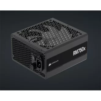   CORSAIR Tápegység Moduláris, RM750x, 750W, ATX 3.1, PCIe 5.1, 14cm, Cybenetics Gold
