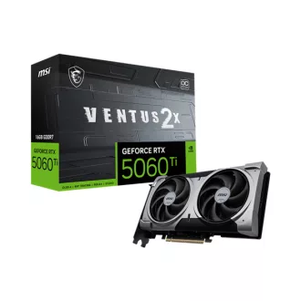  MSI Videokártya PCI-Ex16x nVIDIA RTX 5060 Ti VENTUS 2X PLUS 16GB DDR7 OC