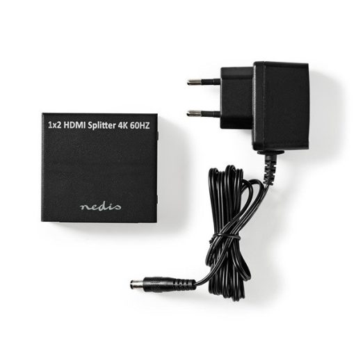 Nedis VSPL3472AT HDMI splitter, 1 x HDMI be - 2 x HDMI ki, 4K@60Hz