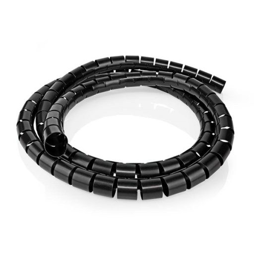 Nedis SWB KS-10BLACK kábelrendező spirál 60mm, hossz: 10m