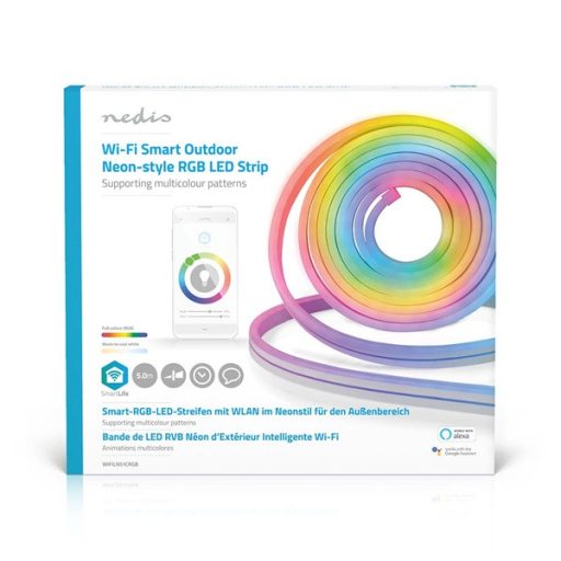 Nedis WIFILN51CRGB WIFI LED szalag, IP65, többszínű, 5m