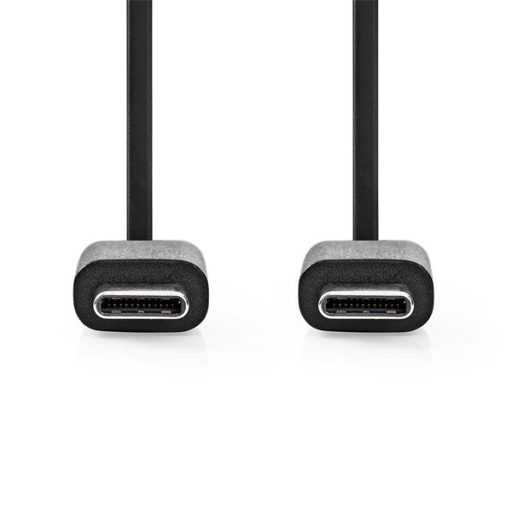 Nedis CCGL60700BK10 USB C - USB C (USB-C) kábel, USB2.0, 60W, hossz 1m