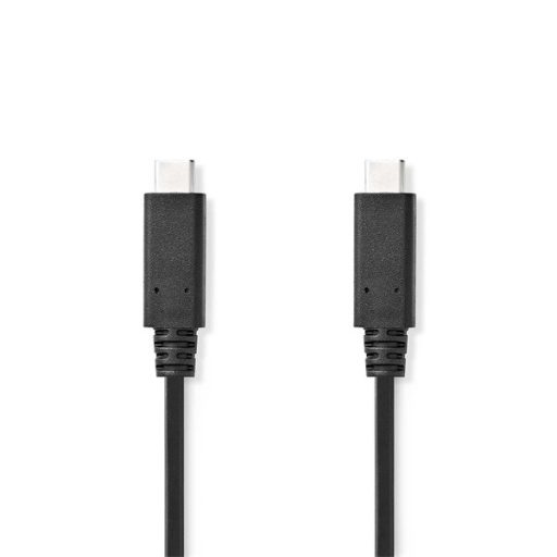 Nedis CCGL64750BK10 USB C - USB-C kábel, USB3.2 Gen 2, 240W, 20 Gbps, 1m, (USB3.1, USB3.0, USB2.0)