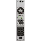 iPOWER UPS, 2000VA, 2000W, 8x IEC C13, SNMP/USB/RS-232, szünetmentes tápegység, LCD kijelző, AVR, online, Rack/Tower