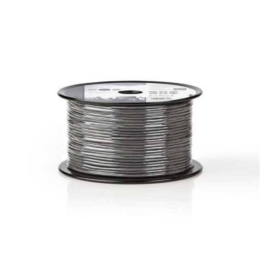 Nedis COTR15011GY100 mikrofon kábel 2 x 0,12 mm2 | Réz | 100 m