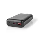 Nedis UPBKPD20000BK powerbank, hordozható külső akkumulátor, power bank 20000mAh