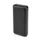Nedis UPBKPD20000BK powerbank, hordozható külső akkumulátor, power bank 20000mAh