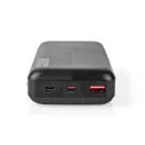 Nedis UPBKPD20000BK powerbank, hordozható külső akkumulátor, power bank 20000mAh