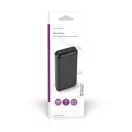 Nedis UPBKPD20000BK powerbank, hordozható külső akkumulátor, power bank 20000mAh