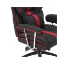 WHITE SHARK WS LE MANS LE MANS fekete/piros gamer szék, puha nyak, fej és hát párnák, lélegző felület, 120 kg-ig