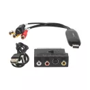 Nedis VGRRU101BK video grabber, video digitalizáló, WIN7 / 8 / 10 / 11