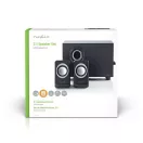 Nedis CSPR10021BK PC (hangfal) hangszóró 2.1, 33 W, 3,5mm sztereo jack