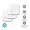 Nedis WWIFIDS21WT3 WIFI füst érzékelő EN 14604, Érzékelő életciklusa: 10 év, 3db/csomag