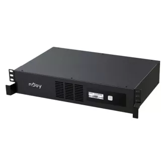   NJOY Szünetmentes Code 1000, 1KVA, 600W, Line-Interactive, rack (2U), LCD display