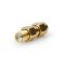 Nedis CSGB02111GD dugó - aljzat fordított polarítású adapter, 50 Ohm, réz, aranyozott, 2db/csomag