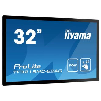   iiyama 24/7 interaktív kijelző, 31,5" , 1920x1080, 16:9, 425cd, 8ms, 3000:1,VGA/HDMI/DP, TF3215MC