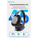 Devia EarBass Pro2 ANC Bluetooth sztereó fejhallgató beépített mikrofonnal - ezüst
