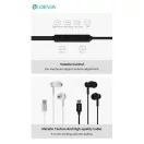 Devia Smart Series M1 Metal In-Ear sztereó fülhallgató - USB-C (Type-C), ezüst
