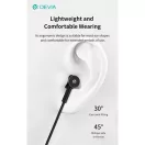 Devia Smart Series M1 Metal In-Ear sztereó fülhallgató - USB-C (Type-C), fekete