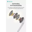 Devia Kintone A3 In-Ear sztereó fülhallgató - 3,5mm jack - fehér
