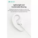 Devia Kintone A3 In-Ear sztereó fülhallgató - 3,5mm jack - fehér