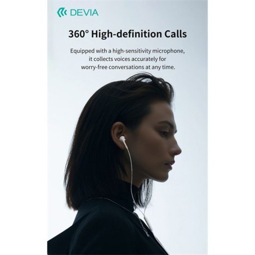 Devia Kintone A3 In-Ear sztereó fülhallgató - 3,5mm jack - fehér