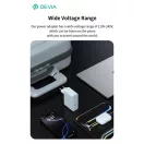 Devia Extreme Speed Series 100W GaN PD hálózati gyorstöltő adapter USB+3xType-C - fehér
