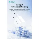 Devia Smart Series 30W GaN PD+QC hálózati gyorstöltő adapter + Type-C/Lightning kábel - fehér