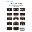 Devia TWS-Pro2 with Screen ANC Bluetooth sztereó headset - fehér