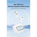 Devia TWS-Pro2 with Screen ANC Bluetooth sztereó headset - fehér