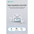Devia TWS-Pro2 with Screen ANC Bluetooth sztereó headset - fehér