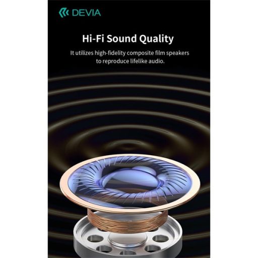 Devia TWS-Pro2 with Screen ANC Bluetooth sztereó headset - fehér