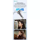 Devia TWS-Ultra1 ANC Bluetooth sztereó headset - fekete