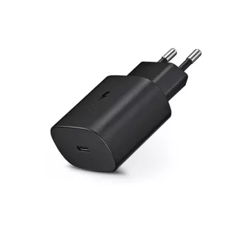   Samsung gyári USB hálózati töltő adapter TypeC bemenet  25W  EPTA800EBE PD.3.0 Super Fast Charging  fekete ECO csom