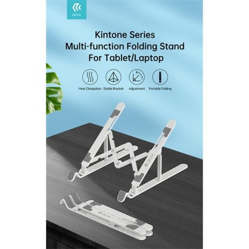 Devia asztali tablet laptop tartóállvány 16" Devia Smart Series Multi function Folding Plastic Stan