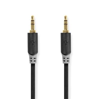   Nedis CABW22000AT100 sztereo audió kábel 3,5mm sztereo jack dugó - dugó,  aranyozott,  10 m