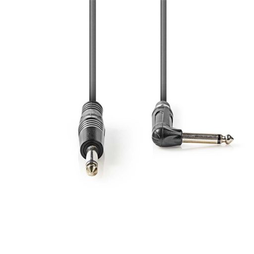 Nedis COTH23005GY30 félprofi audio kábel, 6,35mm mono jack dugó - dugó, hossz 3m, rugalmas