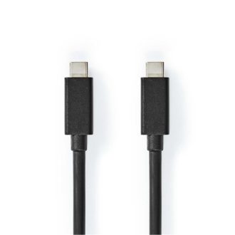   Nedis CCGL64020BK10 USB C - USB C (USB-C) kábel, USB 3.2 Gen 2, 100W, hossz 1m