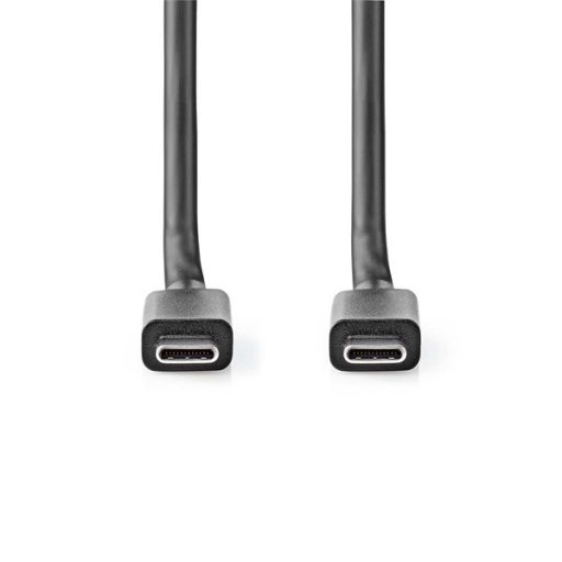 Nedis CCGL64020BK10 USB C - USB C (USB-C) kábel, USB 3.2 Gen 2, 100W, hossz 1m