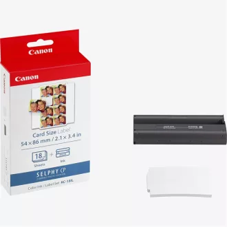   CANON Fotópapír + Tinta, KC-18IL, 18db 54x86mm lap, 22mm x 17,3mm-es matrica